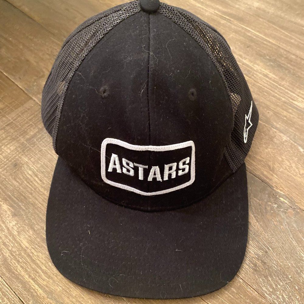 Alpinestars ASTARS Mesh Back Trucker Cap Hat Black Color Men's One Size OS
